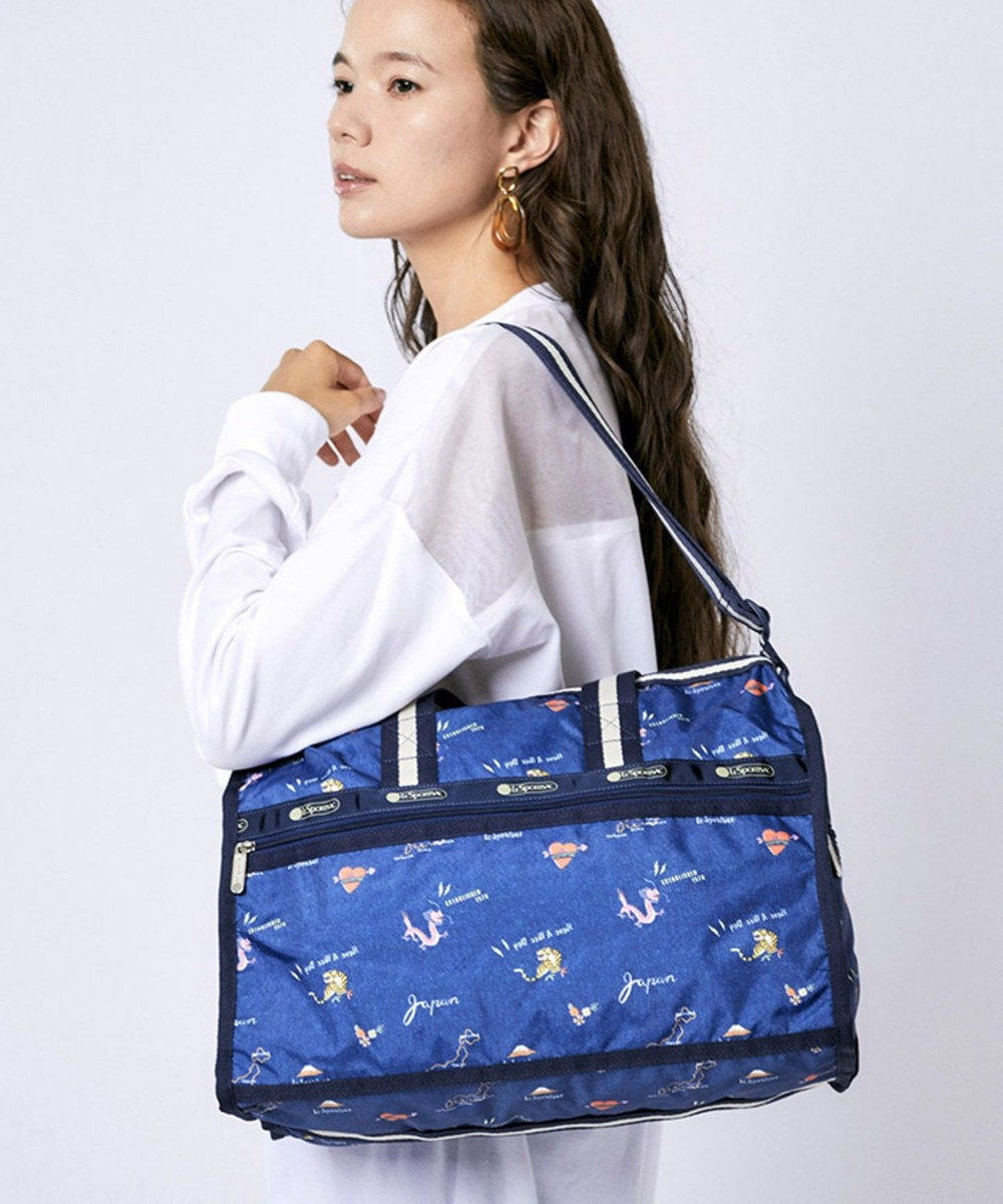 LeSportsac DELUXE MED WEEKENDER/ヴィンテージ ジャポネスク ヴィンテージジャポネスク