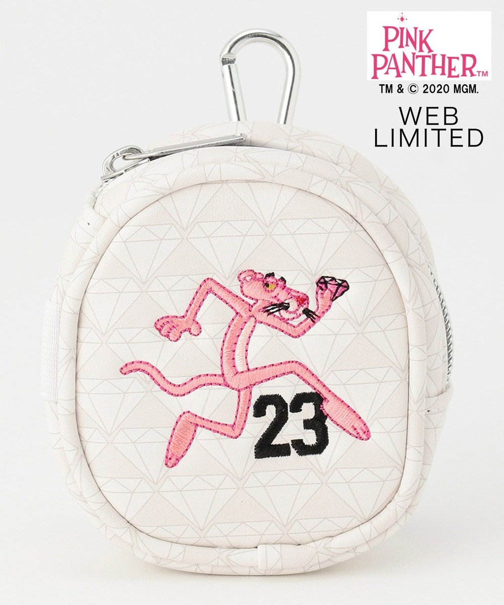 23区GOLF 【WEB限定有】【23区GOLF× pink panther】【UNISEX】ボールポーチ ホワイト系5